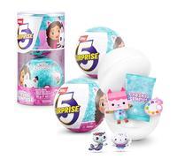 5 Surprise Gabby's Dollhouse de ZURU, Figuras de Juguete, Coleccionable, cápsula misteriosa (2 cápsula)