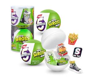 5 SURPRISE Mega Gross Minis Series 1 by ZURU Boys Mystery Collectible Minis Brands Parody (2 Capsules)