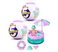 5 Surprise My Mini Baby Serie 2 de ZURU, cápsula misteriosa Coleccionable, Juguete para niñas, bebé Realista en Miniatura, Kit de Juego y Accesorios (2 cápsulas)