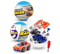 5 Surprise ZURU Make-A-Racer, DESENVUELVE y CONSTRUYE un Coche de Carreras de Juguete, Baba y más, Juguete Divertido, imaginativo para niños, Regalo para niños y niñas a Partir de 3 años(2 cápsulas)