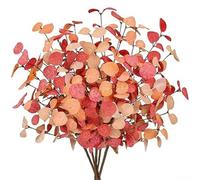 5 tallos de hojas de eucalipto para arreglos florales de otoño para bodas y decoración del hogar