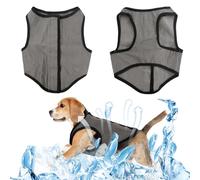 5 Tamaños Chaleco Refrescante para Perros, Transpirable Chaqueta Refrigeración para Perros, Verano Abrigo de Refrigeración para Perros Pequeños Medianos Grandes Deportes al Aire Libre (XL)