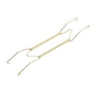 5 tamaños de ganchos de pared invisibles, soporte de resorte ajustable para decoración del hogar en color dorado con opciones de 8/10/12/14/16 pulgadas (12 pulgadas)