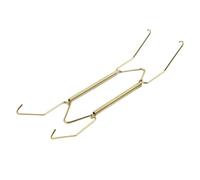 5 tamaños para colgar platos invisibles, soporte ajustable para decoración del hogar en color dorado con opciones de 8/10/12/14/16 pulgadas (10 unidades)