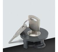 5 tapas con cerradura para toma de corriente eléctrica, juego de seguridad de zócalo de aleación de zinc con llaves para seguridad infantil, protección de mascotas y uso antirrobo