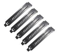 5 tapas de ranura PCI para filtro de polvo, placa ciega, ventilador, filtro de polvo, carcasa de ordenador con tornillos