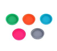 5 tapas de silicona para latas de jugo, cerveza y bebidas diseñadas para evitar derrames y mantener la frescura