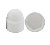 5 tapas protectoras de cúpula for tuercas hexagonales, cubiertas plástico expuestas for bellota M3 M4 M5 M6 M8 M10 M12 M14 M16 M18 M20 M22 M24(5PCSwhite,M20x30x40)
