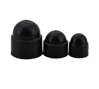 5 tapas protectoras de cúpula for tuercas hexagonales, cubiertas plástico expuestas for bellota M3 M4 M5 M6 M8 M10 M12 M14 M16 M18 M20 M22 M24(5PCSBlack,M6x10x14)