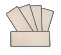 5 Tapetes Silicona Antiadherentes para Liofilizadora para Harvest Right, Set M y L para Frutas Verduras Hierbas, Reutilizables Gris 44x17.5cm y 50x21.5cm(44x17.5cm)