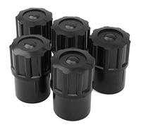 5 tapones de plástico Yootones para saxofón alto compatibles con piezas de repuesto para saxofón alto (negro)