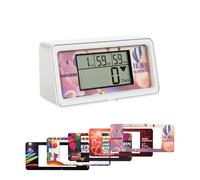 5 Tarjetas de Papel-YOOREAL 9999 Días Cuenta Regresiva Digital Temporizador De Días Cuenta Regresiva con Luz De Contraluz Alarma Zumbador para Jubilación Vacaciones Boda Navidad Nuevo Bebé Cocina