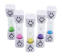 5 temporizadores de reloj de arena, reloj de arena para niños, relojes de arena de 3 minutos para niños, cálculo de cuenta regresiva para niños cepillarse los dientes, juegos, cocina, oficina