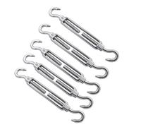 5 tensores de acero inoxidable 304 con gancho y tensor cable alta resistencia M5 M6 M8 for barandilla vela sombra Para Tensor Cuerda(M5)