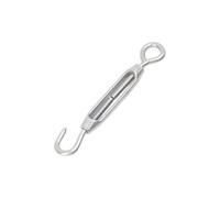 5 tensores de gancho y ojo acero inoxidable, tensión ajustable for cable alambre, tipo OC, tensor for aparejos, vela, jardín, cables Para Vallas De Jardín Y Soporte(M5)