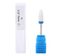 5 Tipos Brocas de Uñas de Cerámica, Brocas de Uñas Herramientas de Manicura de Pulido, Broca de Uñas de Cabeza de Molienda de Cilindro para Máquina de Taladros de Manicura(Cabeza de maíz)