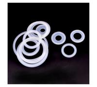 5 tiras de sellado de silicona de 1/5.1 cm 3/10.2 cm 2.5 cm 5.1 cm 6.3 cm 7.6 cm 8.9 cm 10.2 cm Tri Clamp Junta de sellado de silicona Homebrew Diopter Ferrule Beer (25 x 50.5 mm)