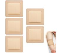5 tiritas de silicona, ideales para protección de heridas y puntos de presión, transpirables y agradables para el uso diario