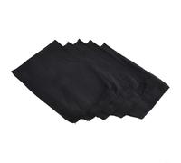 5 toallas de baño exfoliantes con tejido de algodón de poliéster dimensional para una exfoliación física suave y refrescante de la piel (negro)