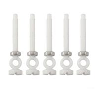 5 tornillos de ajuste de válvula de drenaje para válvula de drenaje de fregadero y sistemas de válvula de drenaje de baño con longitud de compromiso de rosca de 39 mm (blanco)