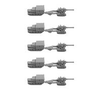5 Tractores De Artillería Komintern A Escala 1/144 Y Obús B-4 De 203mm, Modelo De Resina 3D, Juego De Cañones Pesados soviéticos De La Segunda Guerra Mundial.