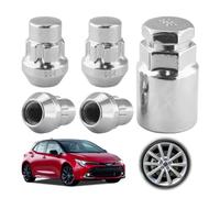 5 tuercas de rueda antirrobo M12 x 1.5 para Ford, Toyota, Nissan y Honda