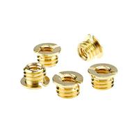 5 Uds 1/4 Pulgadas A 3/8 Pulgadas Convertir Adaptador Tornillo Reductor Buje Convertidor para Cámara DSLR Videocámara Trípode Monopié