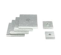 5 uds/10 uds/20 piezas/40 Uds M2.5 M3 M4 M5 M6 M8 bloque deslizante de tuercas cuadradas finas de acero al carbono Chapado en(M6x20x20x4 x5pcs)