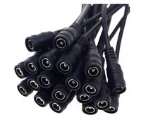 5 uds/10 Uds 5,5x2,1mm enchufe de alimentación DC macho hembra Cable conector adaptador(Female,10PCS_5.5X2.1MM)