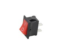 5 uds/10 Uds KCD1 interruptor basculante 2 pines 15x21mm montaje en Panel negro rojo blanco(2P2D Red,5pcs)