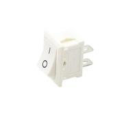 5 uds/10 Uds KCD1 interruptor basculante 2 pines 15x21mm montaje en Panel negro rojo blanco(2P2D White,5pcs)