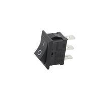 5 uds/10 Uds KCD1 interruptor basculante 2 pines 15x21mm montaje en Panel negro rojo blanco(3P2D Black,10pcs)