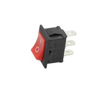 5 uds/10 Uds KCD1 interruptor basculante 2 pines 15x21mm montaje en Panel negro rojo blanco(3P2D Red,5pcs)