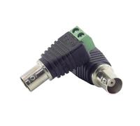 5 uds 12V 2,1 * 5,5mm DC BNC Adaptador Macho Hembra coaxial CAT5 Conector de Clavija Balun de vídeo for Tira de Luces Led Accesorios de cámara CCTV(5pcs BNC Female)