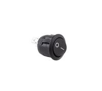 5 uds 2 pines 3 pines 20mm encendido-apagado SPST interruptor basculante redondo 10A/250V interruptor de botón autoblocante/enganche(Red-2D2Pin)