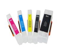 5 uds 33 T33xl Recarga de Tinta Cartucho T3351 T3361 - T3364, Compatible con Epson Xp530 Xp900 Xp830 Xp645 Xp635 Xp630 Xp540 Xp640 ARC Chip