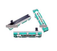 5 uds 4,5 cm 45mm potenciómetro de empuje deslizante recto B10K B103 Mono atenuador de afinación mezclador Fader carrera 30mm longitud del mango 10mm