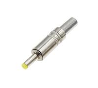 5 uds 5,5X2,5 MM 5,5 * 2,1mm 4,8 * 1,7mm DC Power Jack Macho Adaptador de Conector de Metal con Cabeza Amarilla 4,0 * 1,7 2,5 * 0,7mm(4.0X1.7MM)