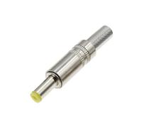 5 uds 5,5X2,5 MM 5,5 * 2,1mm 4,8 * 1,7mm DC Power Jack Macho Adaptador de Conector de Metal con Cabeza Amarilla 4,0 * 1,7 2,5 * 0,7mm(4.8X1.7MM)