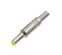 5 uds 5,5X2,5 MM 5,5 * 2,1mm 4,8 * 1,7mm DC Power Jack Macho Adaptador de Conector de Metal con Cabeza Amarilla 4,0 * 1,7 2,5 * 0,7mm(5.5X2.5MM)