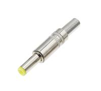 5 uds 5,5X2,5 MM 5,5 * 2,1mm 4,8 * 1,7mm DC Power Jack Macho Adaptador de Conector de Metal con Cabeza Amarilla 4,0 * 1,7 2,5 * 0,7mm(5.5X2.1MM)