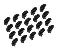 5 uds 5 puntas de goma 4/4 silenciadores de violín silenciadores de práctica de violín práctica de silencio (Color : 20PCS)