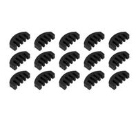 5 uds 5 puntas de goma 4/4 silenciadores de violín silenciadores de práctica de violín práctica de silencio (Color : 15PCS)