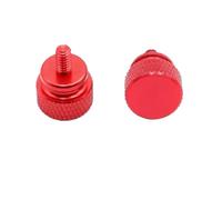 5 uds 6#-32x6 aluminio paso pulgar caja de la computadora tornillo moleteado anodizado a mano 10 colores(Burgundy)