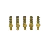 5 uds 8 10 12 16mm OD espiga for manguera M5x0.8 M6 M8 M10 M12 M14 M16 M18 M20x1.5 adaptador de conector de conector de tubería de latón macho métrico(10mm - M14x2)