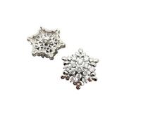 5 uds. Accesorios de botones de copo de nieve grandes, botones de diamantes de imitación for costura de ropa DIY for camisas(Color 6)
