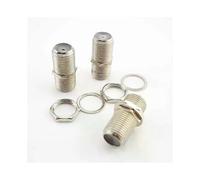 (5 uds.) Adaptador de acoplamiento tipo F, conector hembra F/F, jack coaxial RG6, para cable coaxial