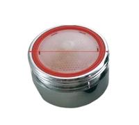 5 Uds Aireador De Ahorro De Agua Grifo De Baño De Porcelana Burbujeador Caño Red Suave Flor Agua Boca Flores For Evitar Salpicaduras Ahorro agua Facilidad instalación(4L-minute-Brass)