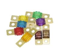 5 uds ANS fusible 20A 30A 40A 50A 60A 70A 80A 100A 125A 150A 175A ANL chapado en oro fusibles de coche Mini estéreo Audio AFS(200a,5PCS)