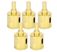 5 uds broca de soldadura de diamante sierra perforadora abridor para mármol hormigón vidrio cerámica 35mm